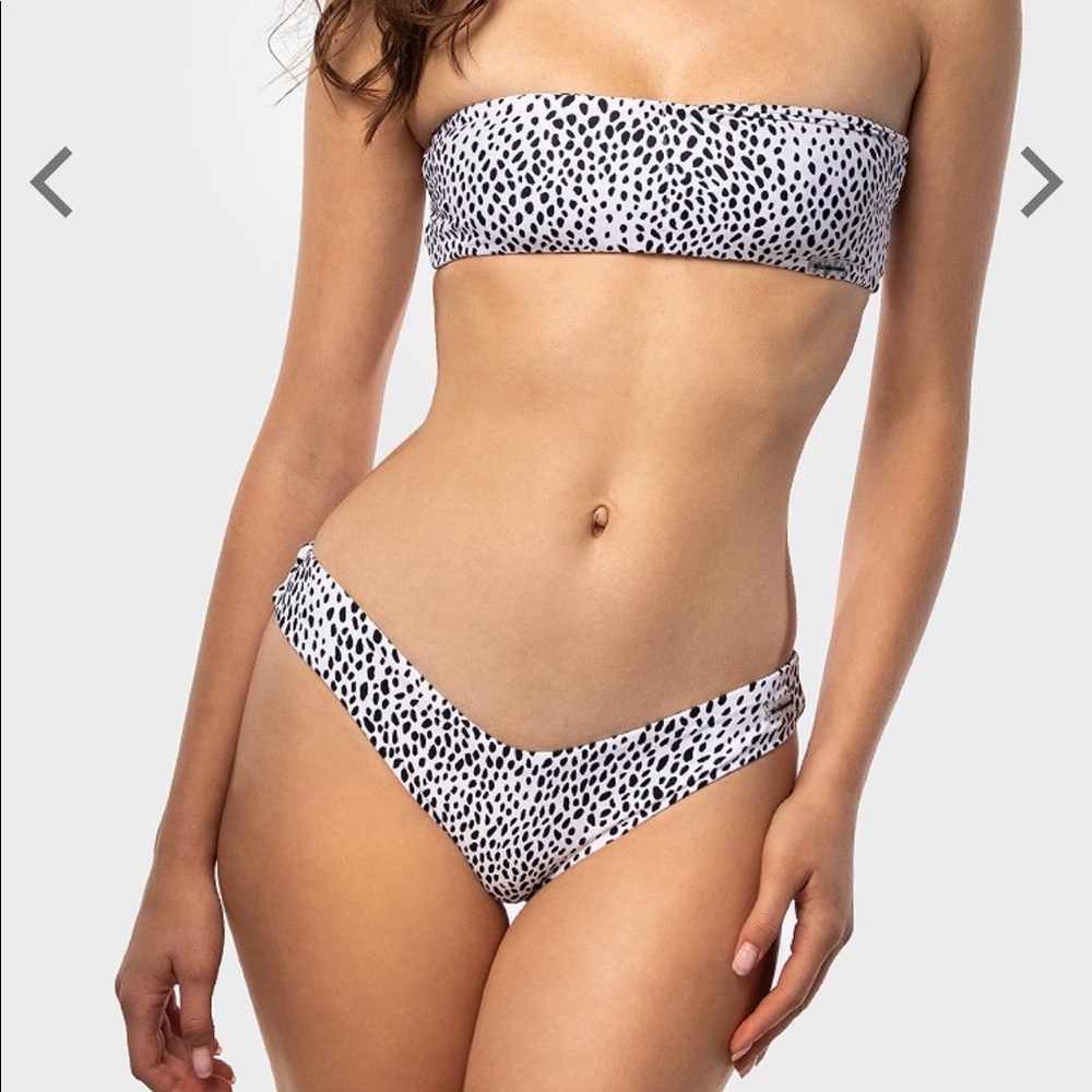 Blackbough White Flint Stassy Bikini Bottoms